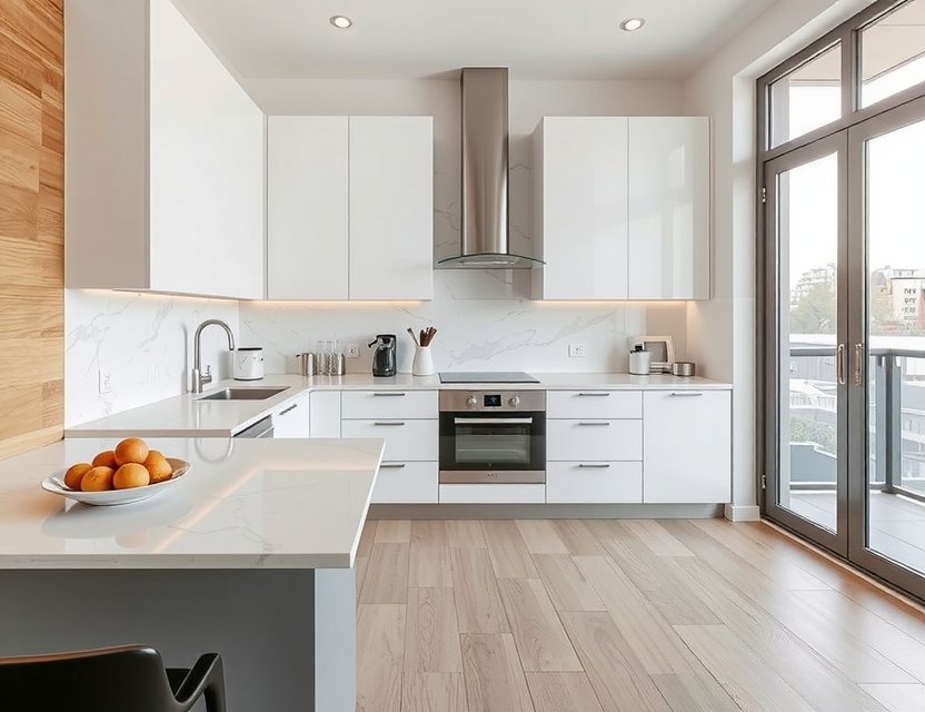 Modern Minimalist Kitchen in Charlottenburg - Kitchen Renovation Berlin