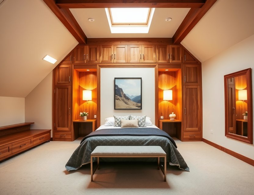 After: Cozy Bedroom in Renovated Loft