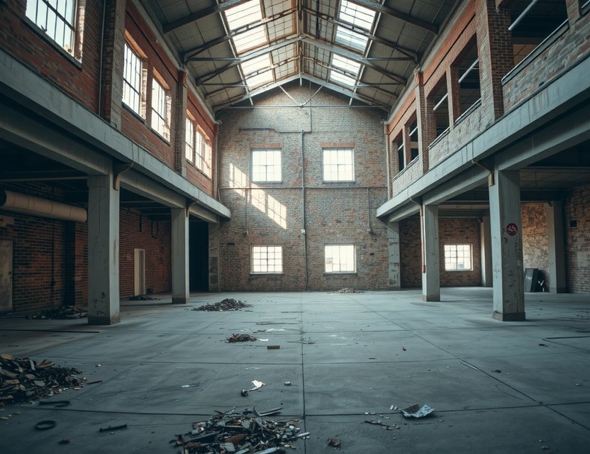 Before: Derelict Industrial Space in Wedding